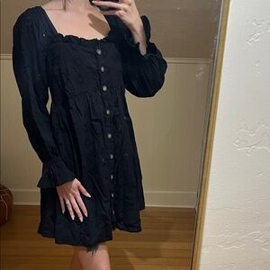 ASOS Maternity Black Long Sleeve Dress